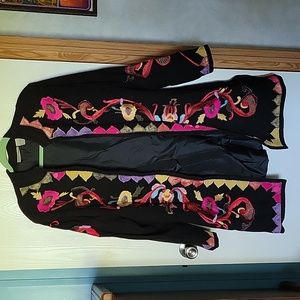 Soft Surroundings Duster Coat Jacket L